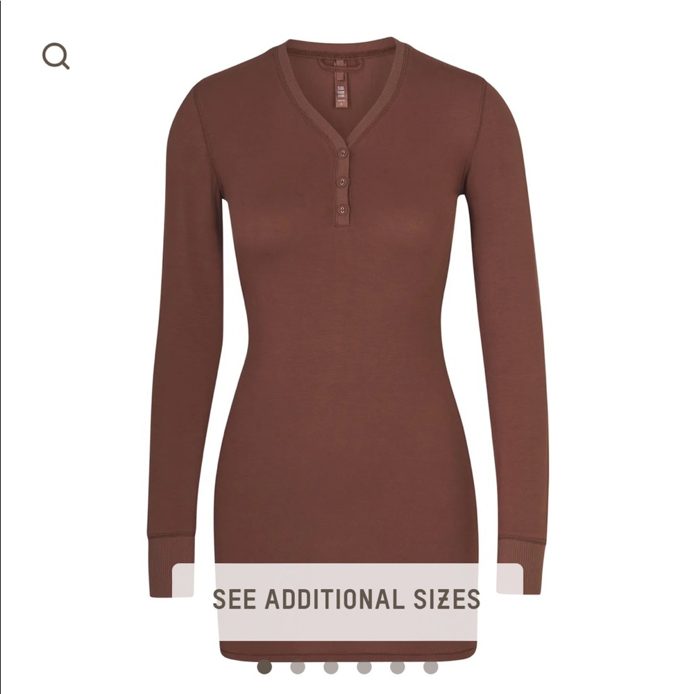 Skims sleep Henley dress size med